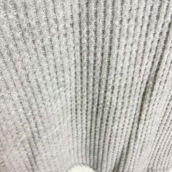 Wild Fable Hooded Long Sleeve Top Size XL Gray Waffle Knit‎ Pullover Thermal - Picture 3 of 8